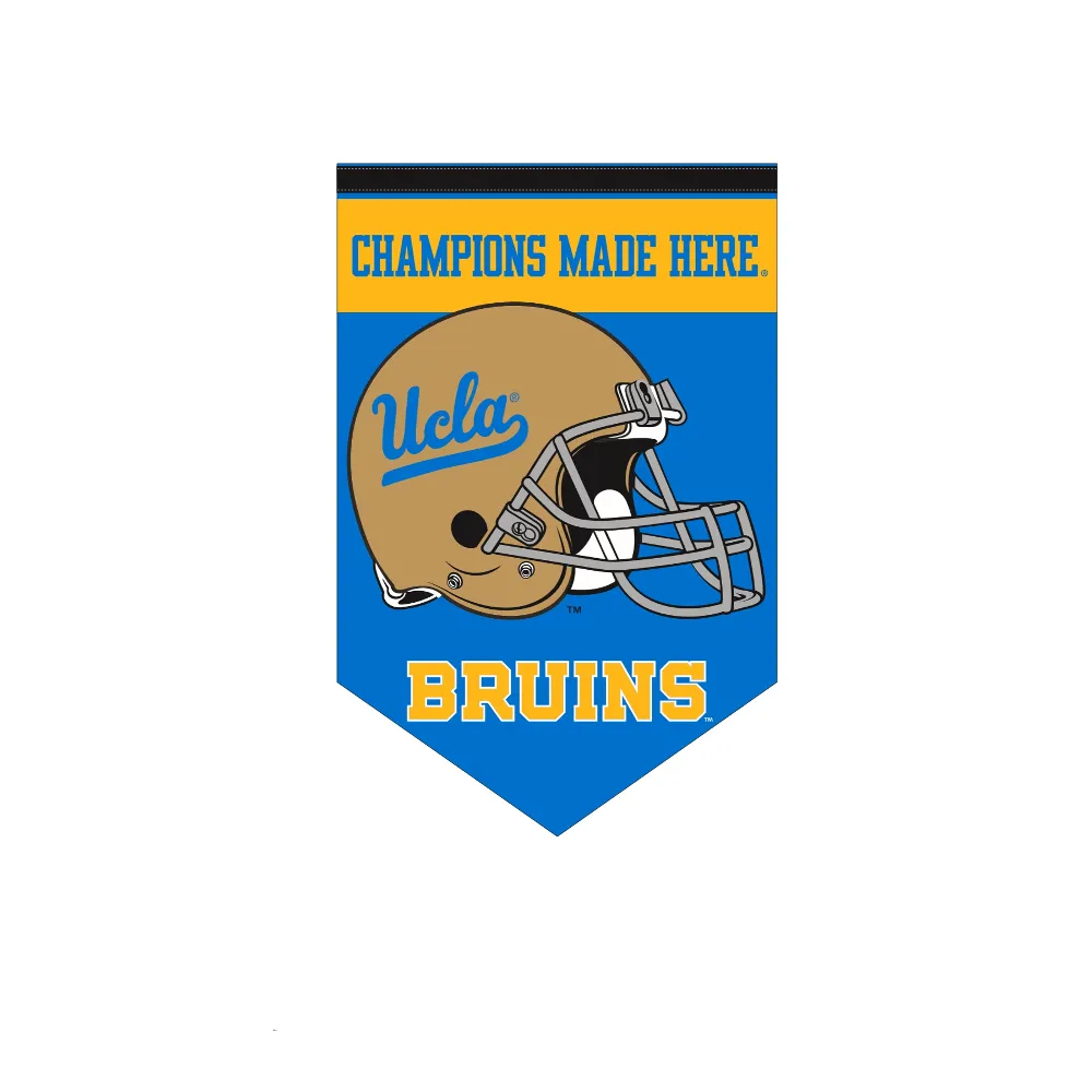 WINCRAFT UCLA Premium Quality Banner Champion Made Here-Football Helmet-Bruins