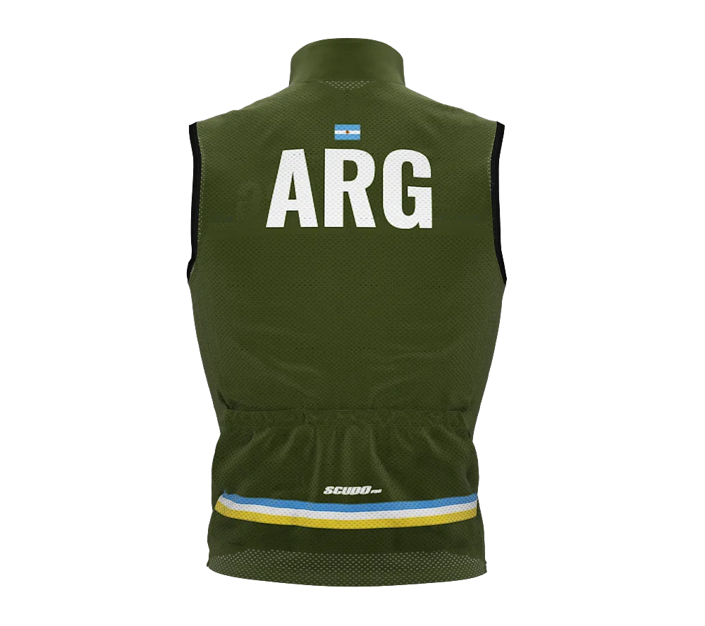 Wind Breaker Cycling Running Sports Vest Argentina Country Code for Men And Women