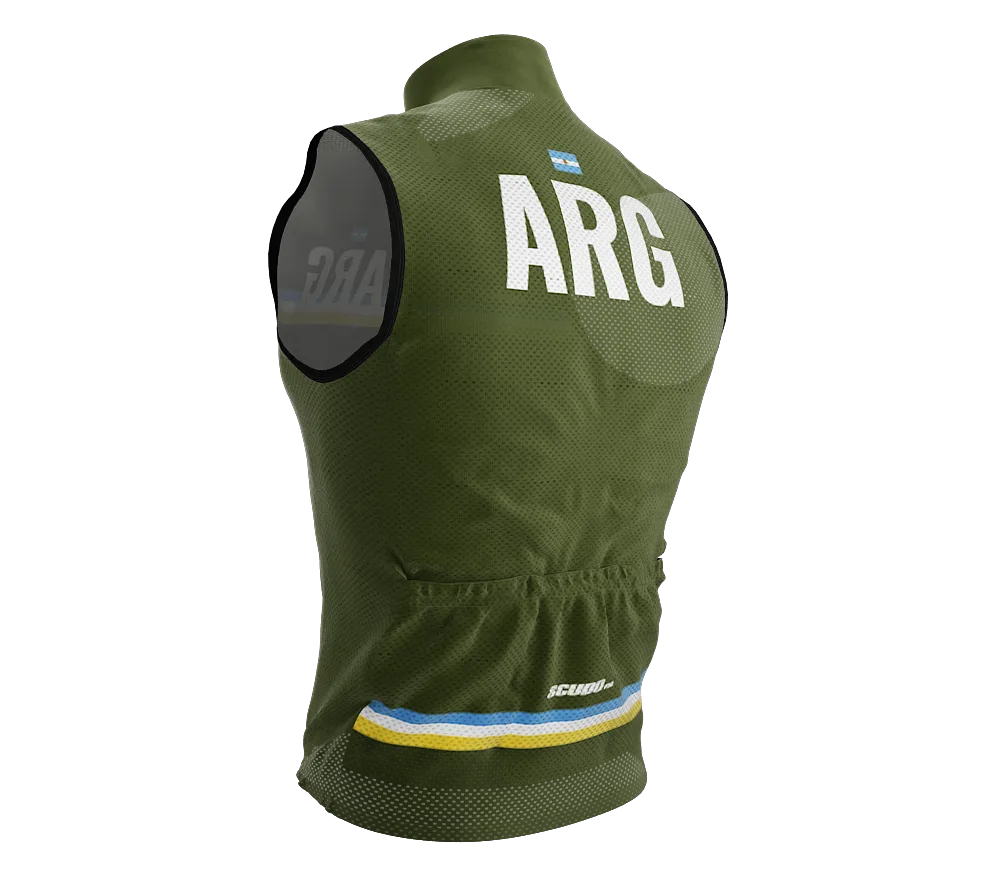 Wind Breaker Cycling Running Sports Vest Argentina Country Code for Men And Women