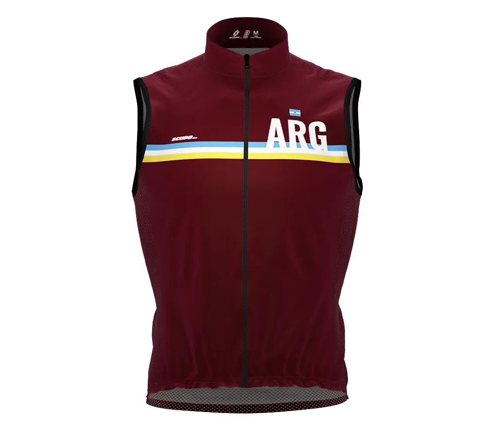 Wind Breaker Cycling Running Sports Vest Argentina Country Code for Men And Women