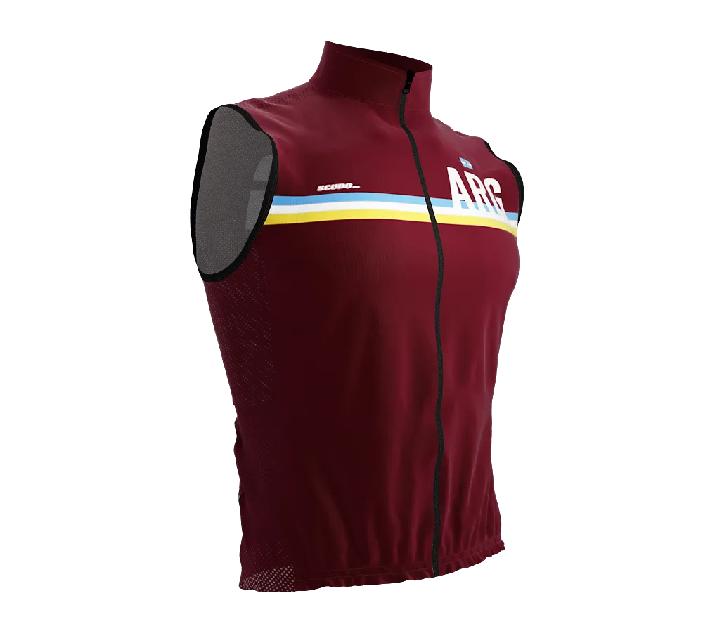 Wind Breaker Cycling Running Sports Vest Argentina Country Code for Men And Women