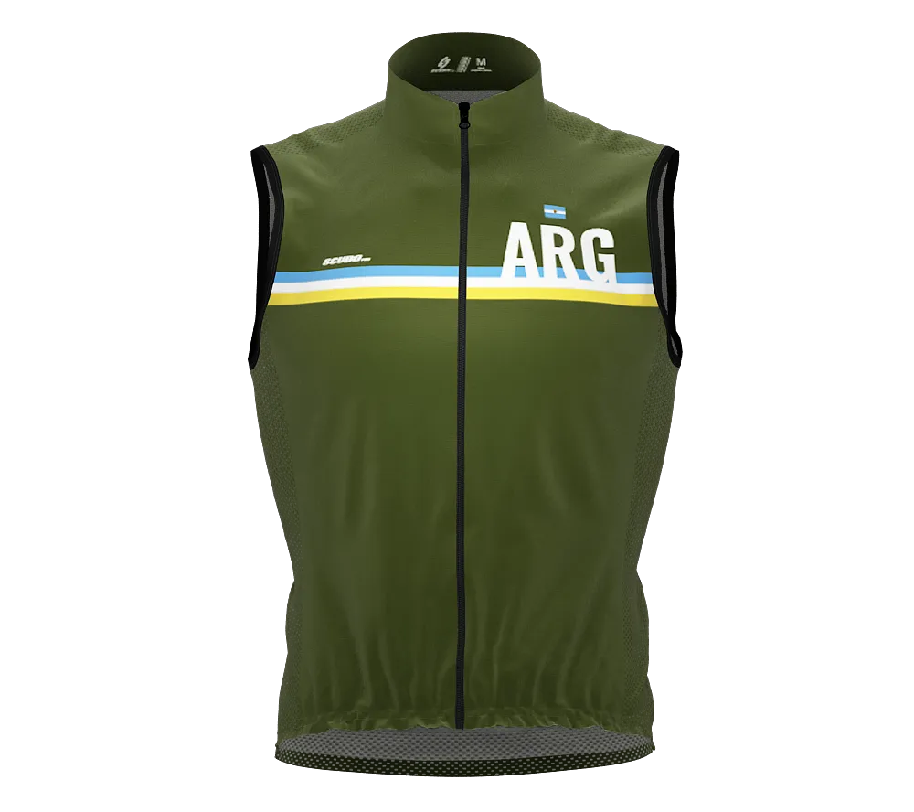 Wind Breaker Cycling Running Sports Vest Argentina Country Code for Men And Women