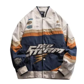 Women's Retro Street Racing Jacket