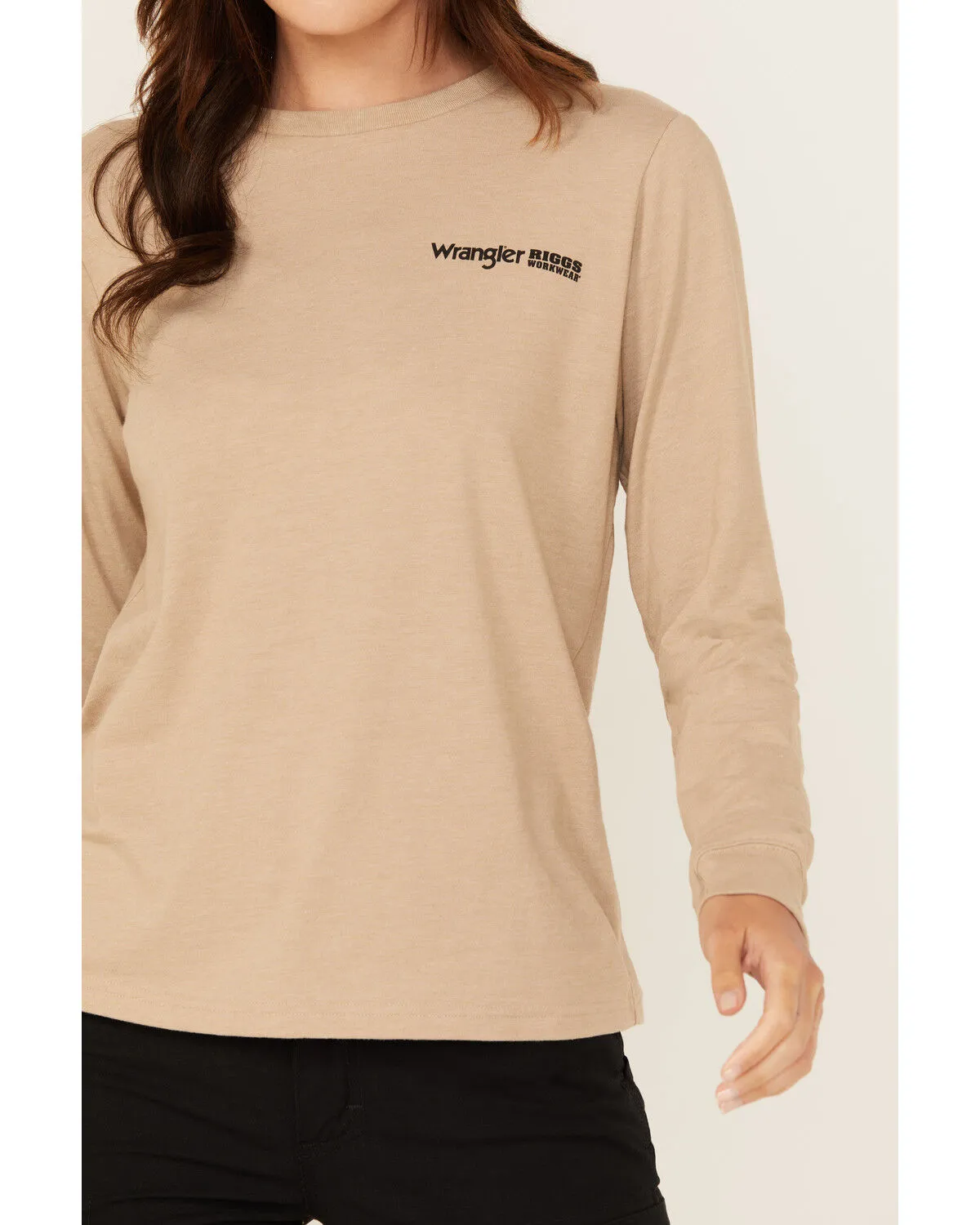 Wrangler RIGGS Women's Boot Barn Exclusive Moto Girl Long Sleeve Graphic Work Tee