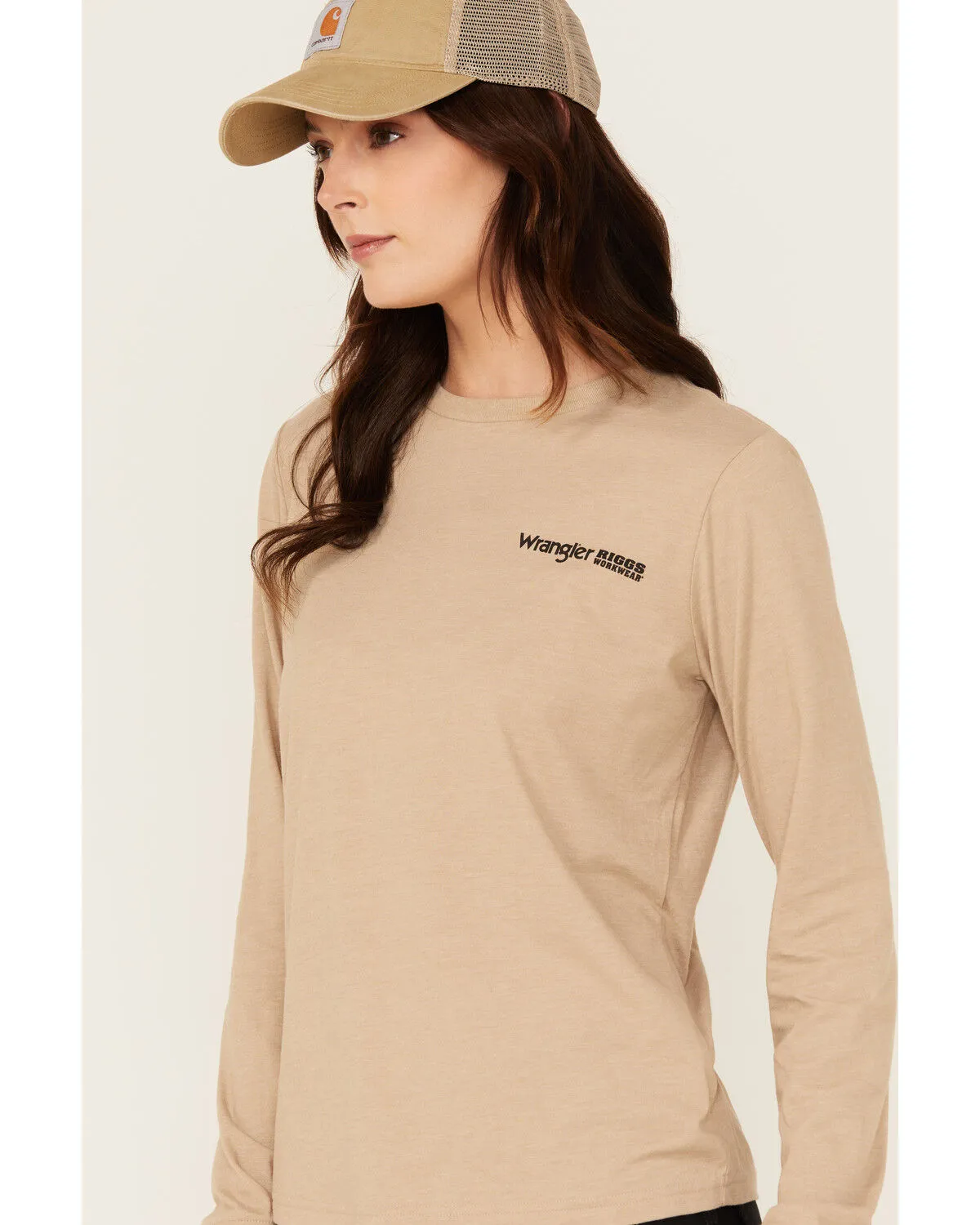 Wrangler RIGGS Women's Boot Barn Exclusive Moto Girl Long Sleeve Graphic Work Tee