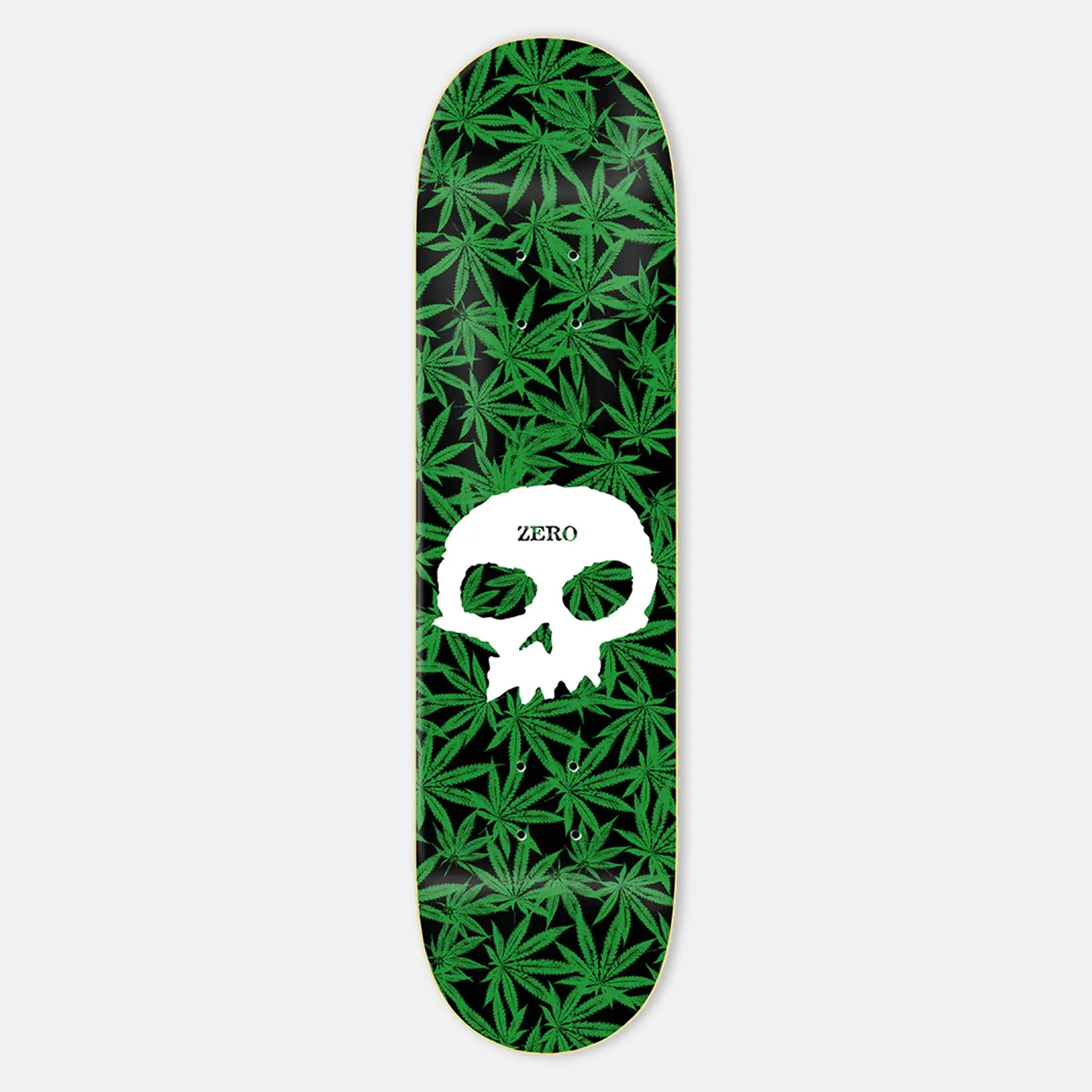 Zero Skateboards - 8.25 Weed Skull Tommy Sandoval Skateboard Deck - Weed